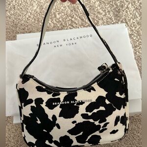 Brandon Blackwood calf hair SYL shoulder bag